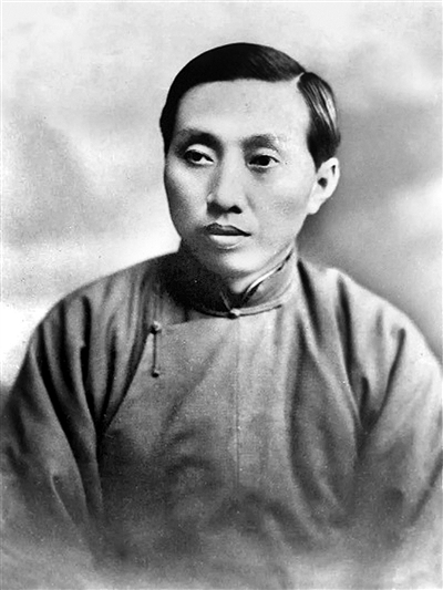 青年時期的陳望道。 （資料圖片）