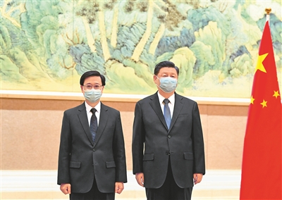 習近平會見李家超